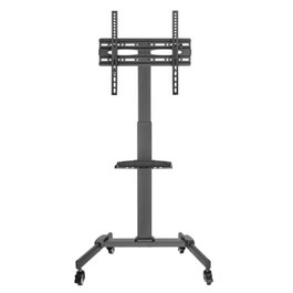 Fonestar Soporte de Suelo para TV STS-4244N Orientable e Inclinable con Ruedas para TV de 32-65" hasta 35kg